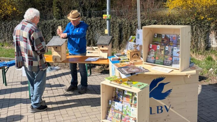 Das LBV-Ortsteam Alfeld freute sich über den Zuspruch am Infostand.