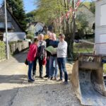 Auch der zweite Bürgermeister der Gemeinde Leinburg, Christian Palm (2.v.r), machte sich vor Ort ein Bild.