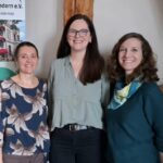 Velislava Marinova-Schmidt, Katharina Kieser und Hanna Klaußner (von links) beraten im Eckentaler Rathaus. Sie sind Gerontologinnen und Fachberaterinnen der Fachstelle für pflegende Angehörige und Menschen mit Demenz des Vereins Dreycedern.