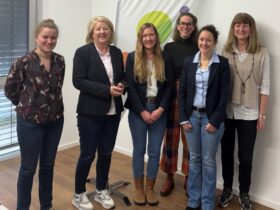Manja Thienemann, Helga Sommer, Christina Harmansa, Petra Winterstein, Nina König und Petra Pfalle (von links).