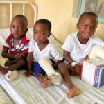 In 15 Tagen nahm das Team 68 Gipsbehandlungen vor - viele davon bei Kindern.