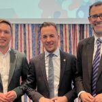 Der neu gewählte Vorstand (von links): Esra Limbacher, Bastian Ernst und Ralph Edelhäußer.