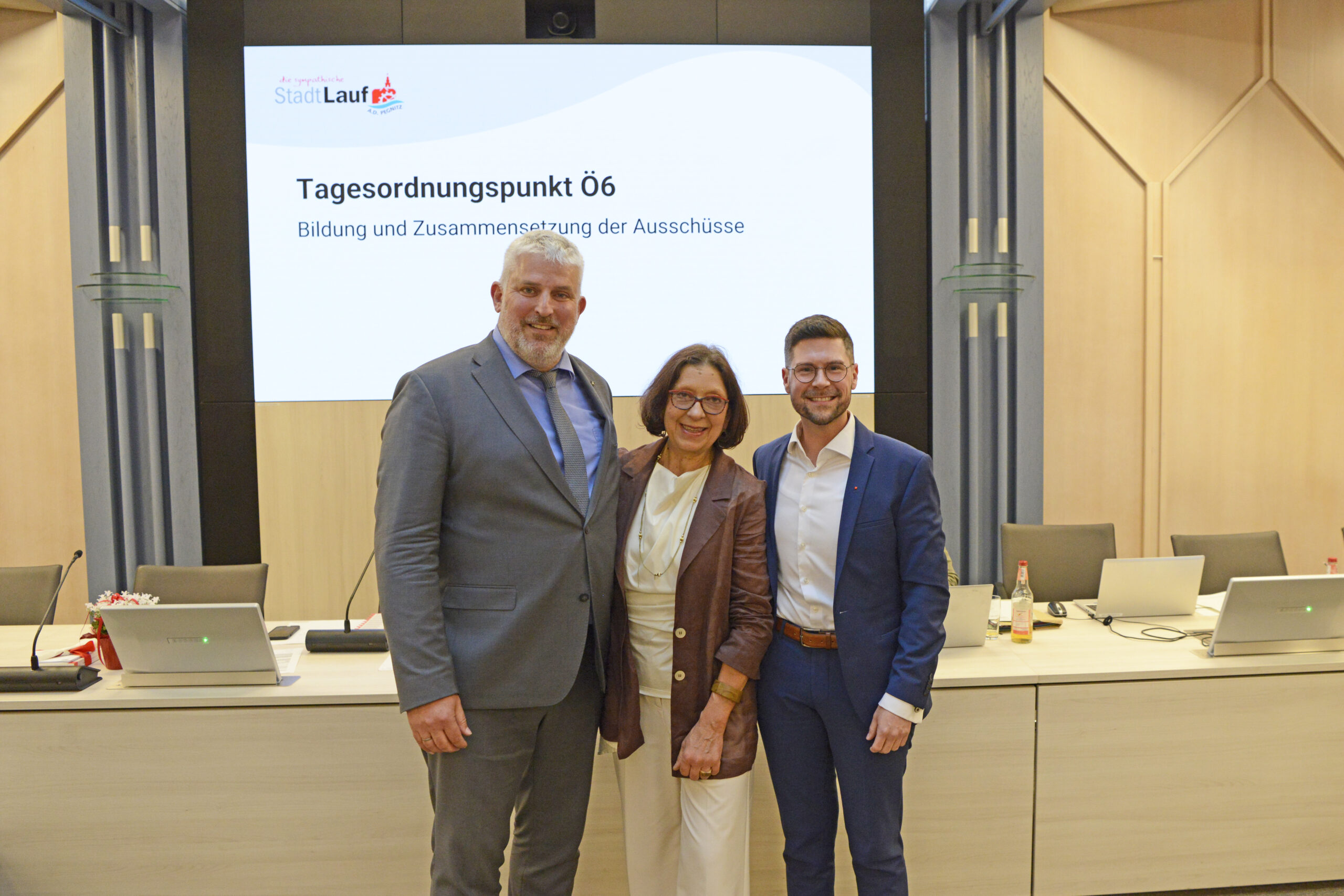 Erika Vogel und Daniel Illauer sind stellvertretende Bürgermeister in Lauf