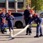 Das Thema Schläuche spielte in beiden Stufen der Jugendflamme eine Rolle.