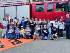 Die Klasse 3/4b der Grundschule Kirchensittenbach ist die beste Radlerklasse des Frühjahrs.