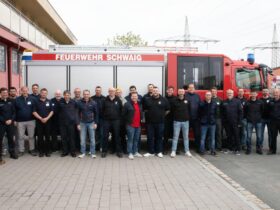Die Standortschulung für die Ausbilder der Feuerwehren im Landkreis fand in Schwaig statt.