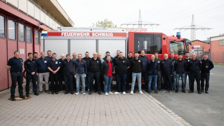 Die Standortschulung für die Ausbilder der Feuerwehren im Landkreis fand in Schwaig statt.