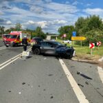 Vier Personen wurden zum Teil mittelschwer verletzt.