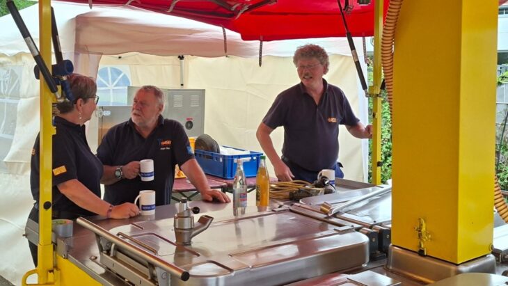 Aktiv können Interessierte am 27. Juni in der Feldküche des ASB Jura in Velden mitarbeiten.