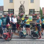 Dirk Neufeld, Peter Kraus, Norbert Dünkel, Bürgermeister Robert Ilg, Jürgen Bauer, Mika Koop, Katharina Gral, Wolfgang Will und Marie Schmidt (von links).