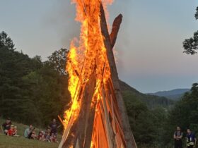 Die Pommelsbrunner Naturfreunde luden zur traditionellen Sonnwendfeier auf die Wied ein.