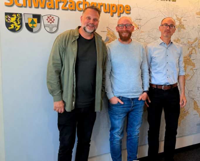 Vorsitzender Martin Glienke (Mitte) mit seinem Stellvertreter Rainer Bock (links) und KZV-Geschäftsleiter Horst Wagner.