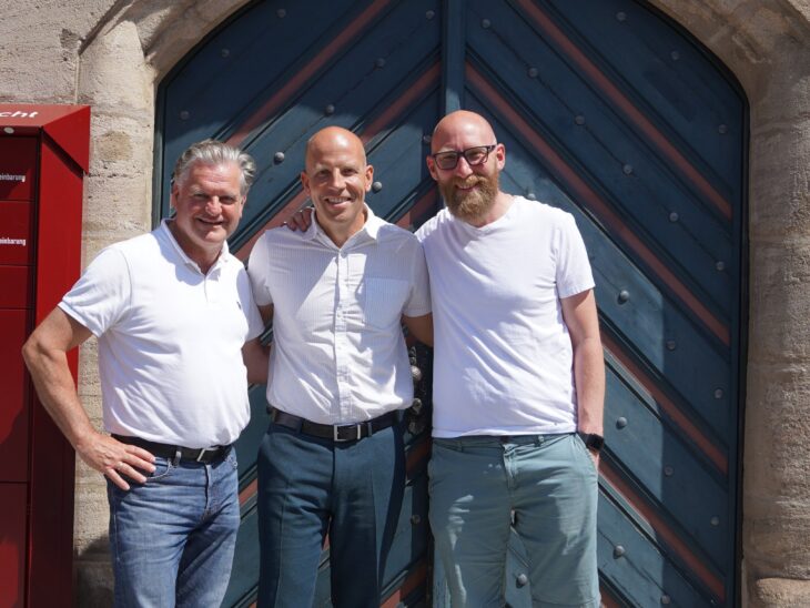 Werner Langhans, Harald Danzl und Martin Glienke (von links) sprechen sich für eine engere Zusammenarbeit aus.