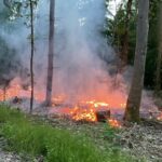 Die Feuchter Wehr war rasch vor Ort und konnte das Feuer löschen.