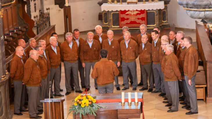 Der Coro Alpino Trentino di Gardolo gibt in der Altdorfer Kirche ein Konzert.