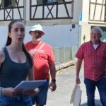 Die Exkursionsgruppe befasste sich auch mit der Geschichte des KZ-Außenlagers in Pottenstein.