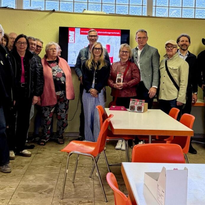 Rund 25 interessierte Gäste besuchten BMI Messzeuge in Hersbruck.
