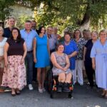 Unser Bild zeigt: Johannes Rocholl, Alexandra Zimmermann, Nina Bezold, Holger Riedelbauch, Udo Kraußer, Martina Maier, Kerstin Haushahn, Helmut Gebhardt, Edeltraud Koslitz, Anina Haushahn, Gabi Bleisteiner, Gertrud Brandmüller, Christine Jerneiczyk, Ursula Wirthmüller, Petra Gebhard, Christine Soller, Martina Hoffmann, Alexander Weik-Endres, Jessica Eitel und Hermann Imhof.