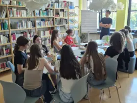 Konzentriert bei der Arbeit waren die Teilnehmer des Workshops mit Lucas Fassnacht.