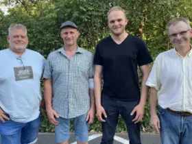 Sie vertreten ihre Orte (von links): Matthias Beyer (Neunhof), Thomas Fiedler (Oedenberg, Simmelberg und Gaisreuth), Alexander Maußner (Dehnberg) und Peter Eichenseer (Wetzendorf und Letten).
