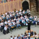Die Bläserserenade findet alle drei Jahre statt.