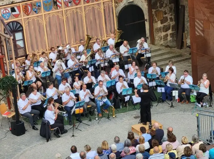 Die Bläserserenade findet alle drei Jahre statt.