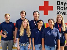 Unser Bild zeigt das Werbeteam um die Teamleitungen Boris-Christiopher Brucker (2. von links hinten) und Kurt Koppensteiner (3. von links hinten).