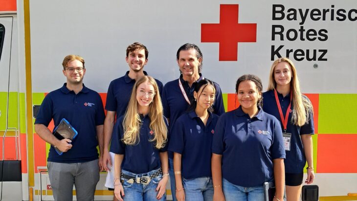 Unser Bild zeigt das Werbeteam um die Teamleitungen Boris-Christiopher Brucker (2. von links hinten) und Kurt Koppensteiner (3. von links hinten).
