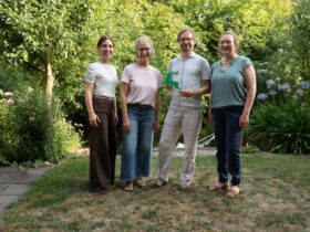 Der neue Vorstand der Hersbrucker Grünen: Annika Schneider, Claudia Geyer, Christian Fischer und Andrea Rittner.