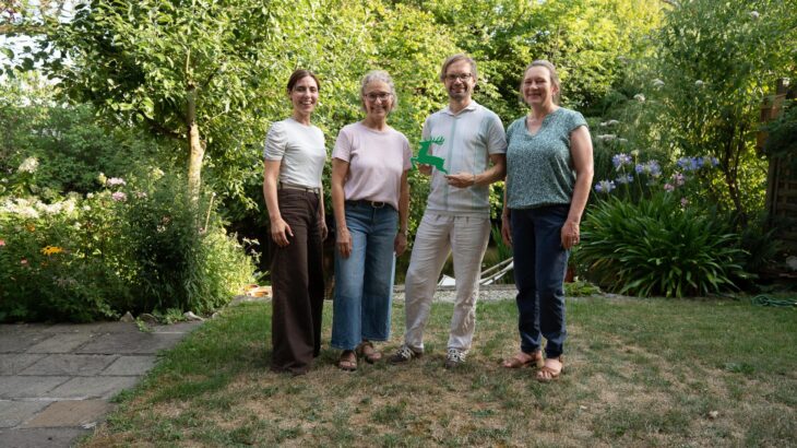Der neue Vorstand der Hersbrucker Grünen: Annika Schneider, Claudia Geyer, Christian Fischer und Andrea Rittner.