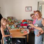 Strahlende Gesichter bei der traditionellen Tombola.