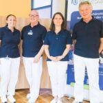 Dr. Anisia-Florentina Schuttag, Dr. Valentin Klant, Dr. Eva Jüngling-Korff und Dr. Gerhard Röhrer (v. l.) im Ambulanten BehandlungsCentrum am Krankenhaus Lauf.