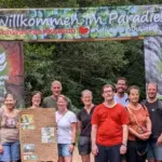 „Willkommen im Paradies!“ Mit diesem Slogan empfangen die Grünen zum Ferienbeginn Besucher der Schwarzachklamm.