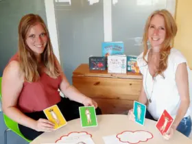 Starke Kinder ist eine Veranstaltung von Diakonie NAH und Caritas Nürnberger Land mit Daniela Gumann und Lea Grabbe (von links, beide Diakonie NAH e.V.). Foto: