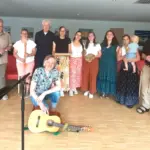 Die angehenden Lehrkräfte mit Klaus Wenzel (hinten, 3. von links) und Max Liedtke (rechts).