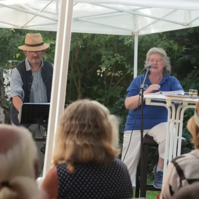 Elke Simon und Gerhard Schwemmer sorgten für die Unterhaltung.