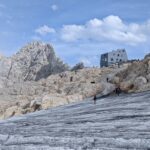 Die fünf Altdorfer Bergsteiger auf ihrer Tour am Hohen Dachstein.