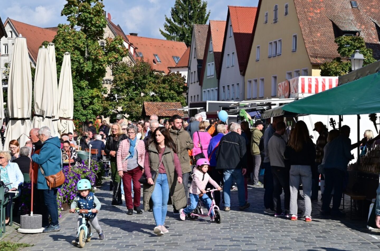 Das Brunnenfest in Lauf ist jedes Jahr ein Besuchermagnet. Das Foto stammt aus dem vergangenen Jahr.