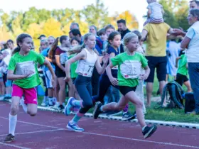 Mehr als 200 Kinder nahmen in diesem Jahr am Hämmernlauf teil.