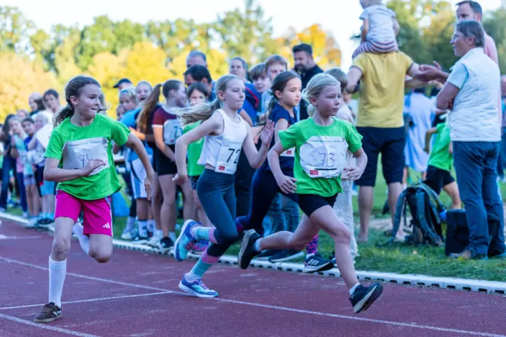 Mehr als 200 Kinder nahmen in diesem Jahr am Hämmernlauf teil.