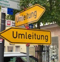 Wer in Richtung Friedhof will, muss Umwege in Kauf nehmen.