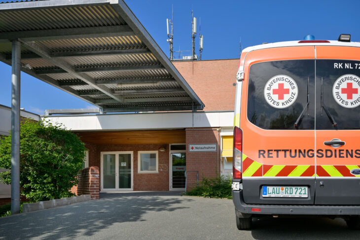 Die Notaufnahme im Krankenhaus Lauf – im Notfall können reibungslose Abläufe Leben retten.