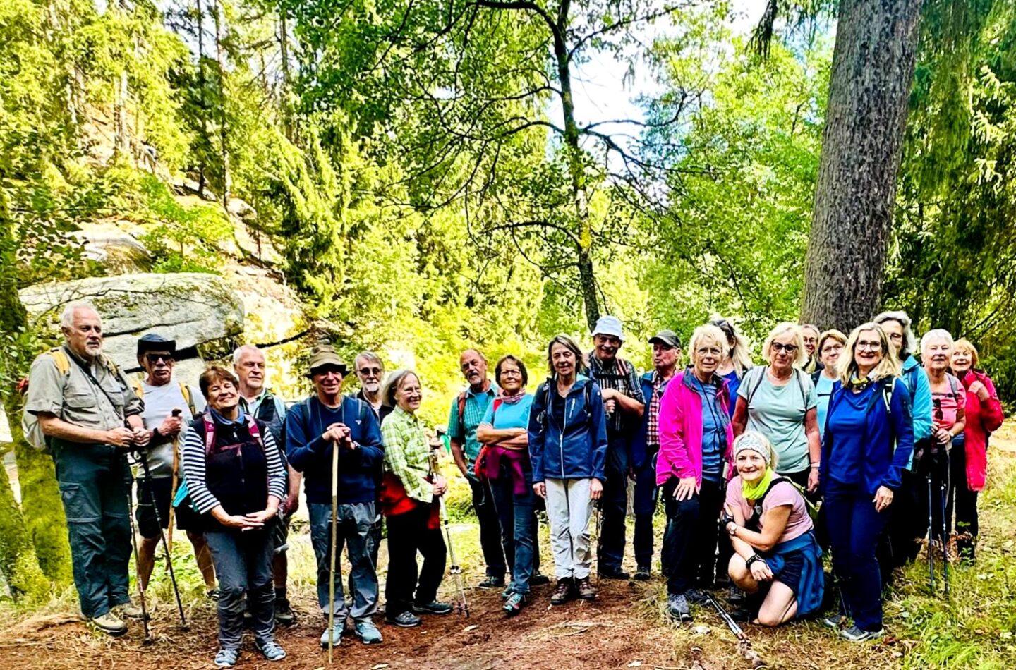Die Wandergruppe des FAV Hersbruck war im Waldnaabtal unterwegs.