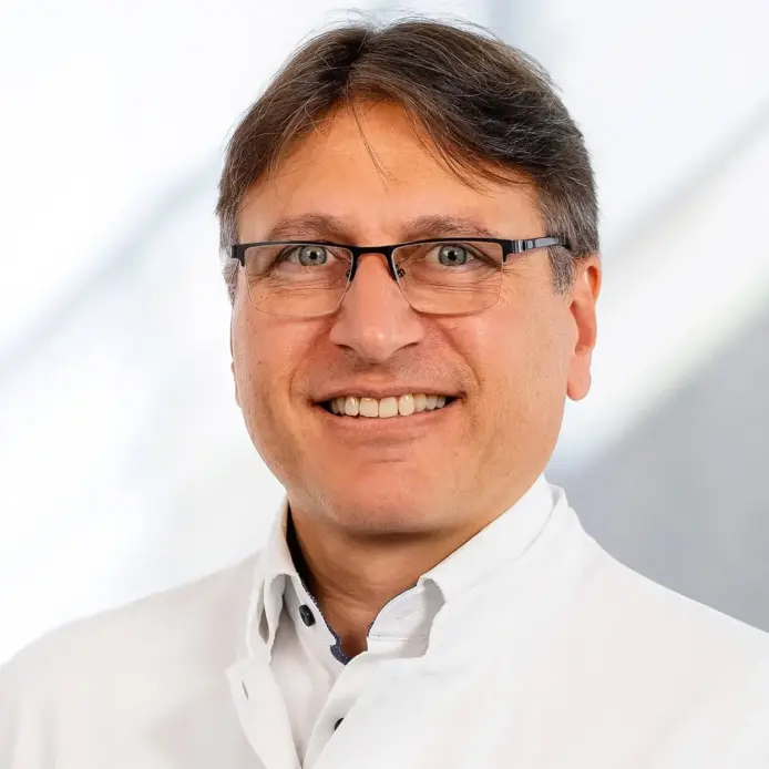 Privatdozent Dr. Dane Wildner, Chefarzt der Abteilung für Innere Medizin am Krankenhaus Lauf.