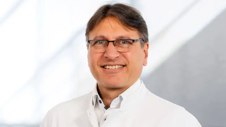 Privatdozent Dr. Dane Wildner, Chefarzt der Abteilung für Innere Medizin am Krankenhaus Lauf.