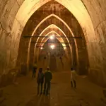 Im Inneren des Brückkanals wird an zwei Tagen eine Videoinstallation gezeigt.