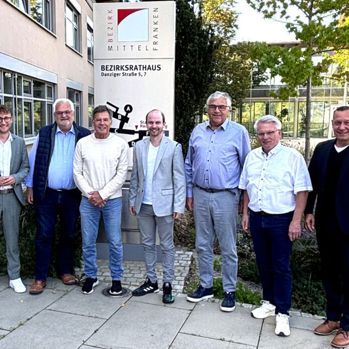 Marco Meier, Walter Schnell, Thomas Grimm, Felix Böck, Dieter Bunsen, Hans Henninger und Armin Kroder (von links).