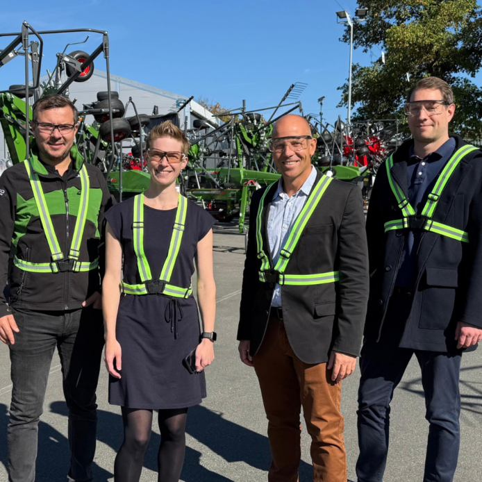 Wolfgang Kammerer, Dr. Ute David, Harald Danzl und Philipp Ankowski (von links).