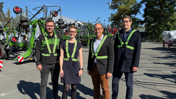 Wolfgang Kammerer, Dr. Ute David, Harald Danzl und Philipp Ankowski (von links).