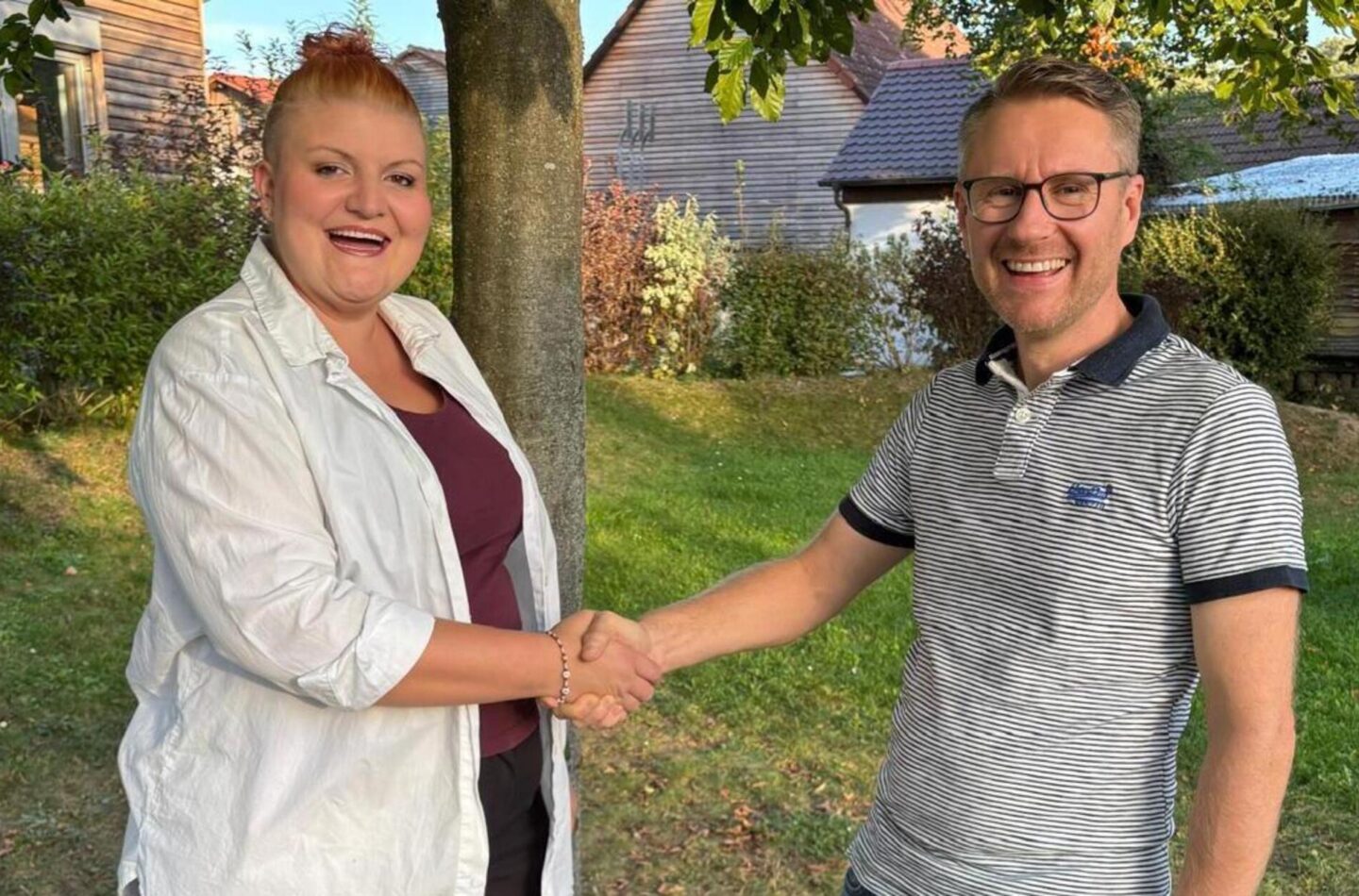 Carolin Vogel und Zweiter Bürgermeister Alexander von Ciriacy-Wantrup bilden künftig die SPD-Fraktion im Rückersdorfer Gemeinderat.